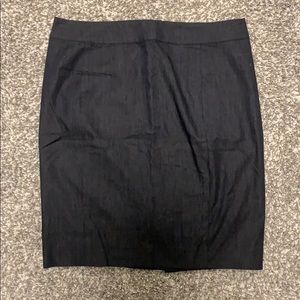 Denim Pencil Skirt
